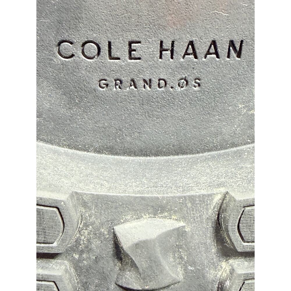 Cole Haan Grand OS Waterproof Leather Combat Boot Lug Sole Cognac Tan Hike 9.5 B - Picture 12 of 14